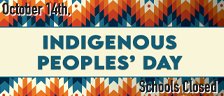 Italian Heritage / Indigenous Peoples\' Day, schools closed